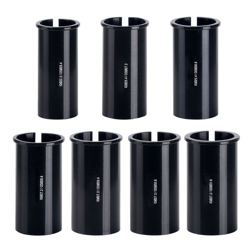 Aluminum Alloy Bicycle Seatpost Sleeve Convert Seat Post Tube Conversion Adapter 22.2/25.4/27.2/28.6/31.6mm