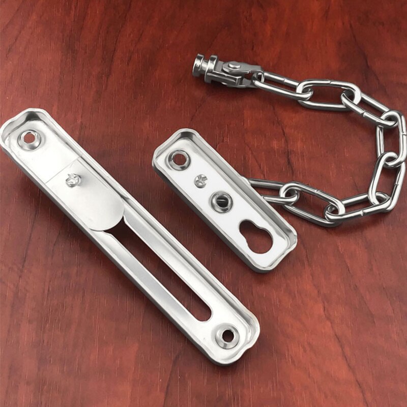 Stainless Steel Anti-theft Door Chain Hotel Home Anti-theft Push-pull Door Chain Anti-theft Door Chain Door Bolt Lock