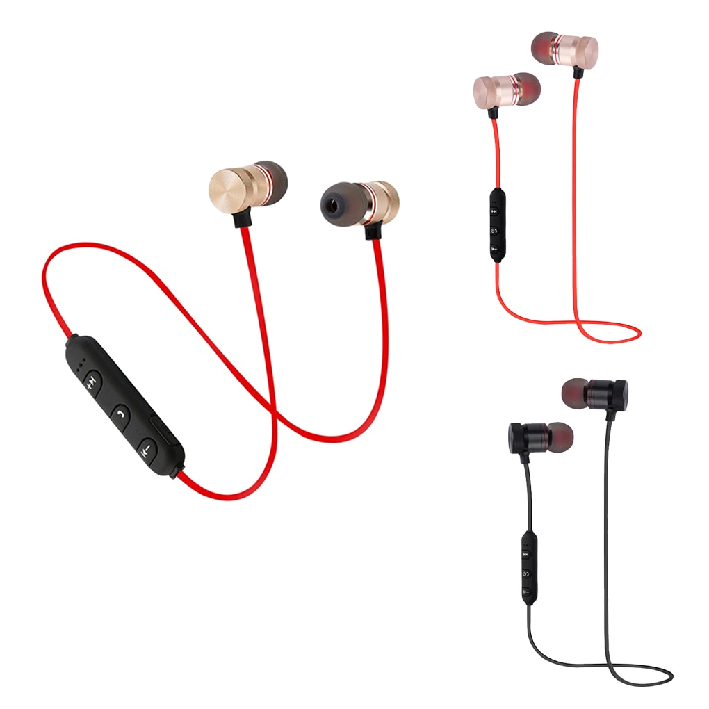 Bluetooth 4.1 Magnetische Draadloze Bluetooth Oortelefoon Stereo Sport Waterdichte Oordopjes Draadloze In-Ear Headset Met Microfoon