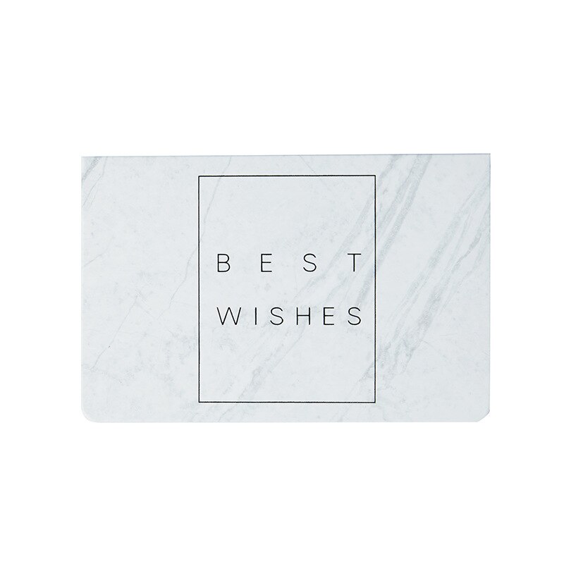 Xinaher 5 szt./partia brązująca marmurowa kartka okolicznościowa z podziękowaniami ślubnymi, papier na kartkę urodzinową, artykuły na wesele: F