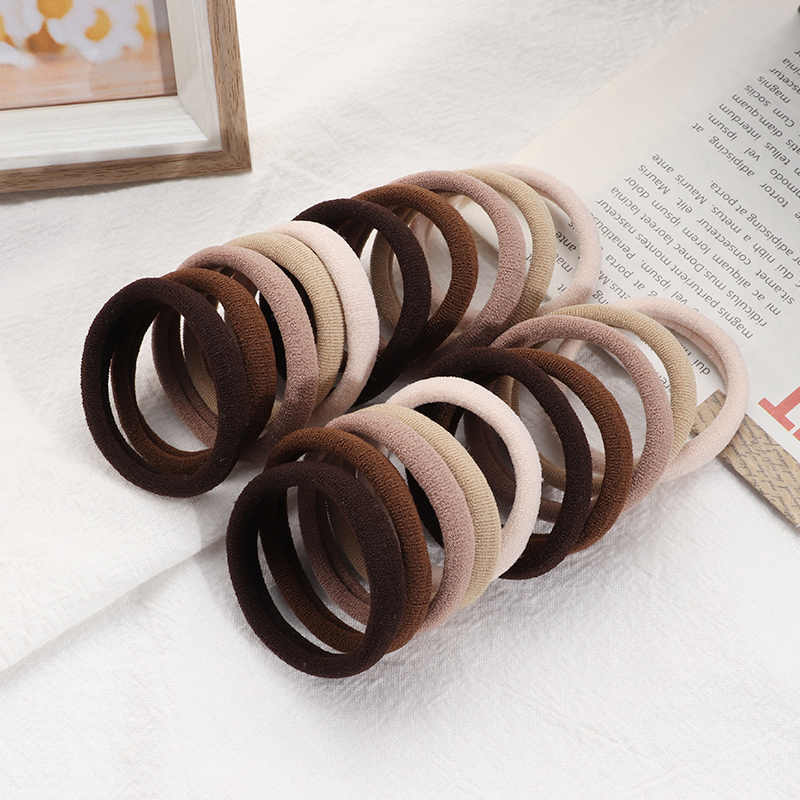 20pcs Girls Big Elastic Hair Bands Rubber Band Ponytail Holder Gum Headband Rubber Bands Women Hair Accessories