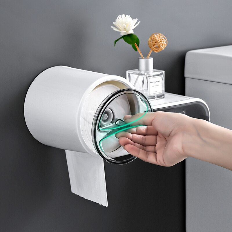Wasserdicht Wc Spender Wc Papier Halfter Schlecht Papier Gewebe Kasten Zauberstab Rolle Papier Lagerung Kasten Schlecht Zubehör