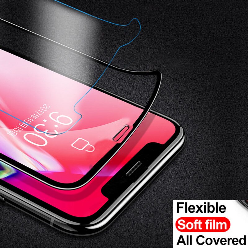 5Pieces/lot For Xiaomi Mi MIX2 Tempered Film Mobile Phone 8D Soft black edge and white HD Clarity