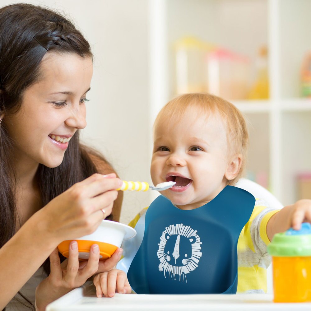 Bavoir d'alimentation réglable pour bébé, bavoir tridimensionnel pour enfants, 1 pièce