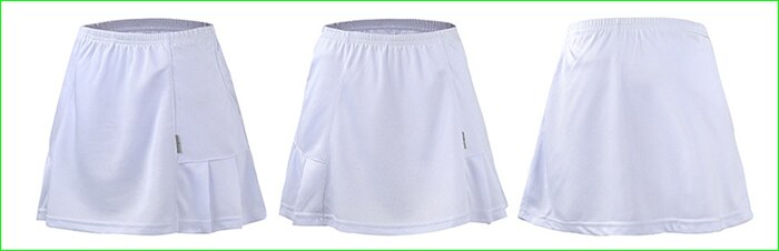 Børn skater tennis nederdel skole nederdel med indershorts voksen sport træning badminton nederdel til pige kvinder  xs 3xl: Myntegrøn / S