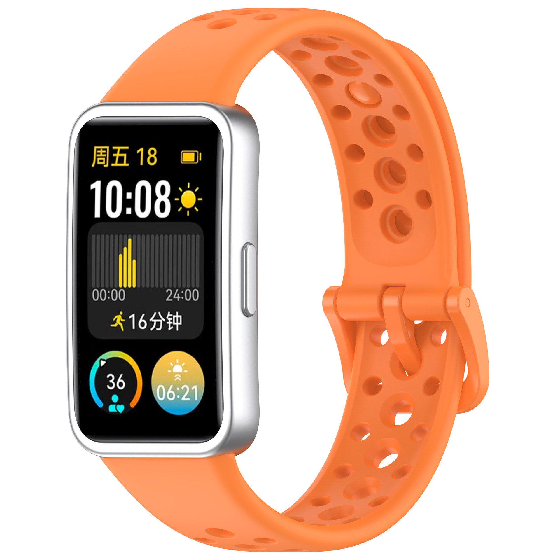 Bracelet De Rechange En Silicone Pour Huawei Band 10, 9 Et 8 - Léger, Respirant Et Confortable