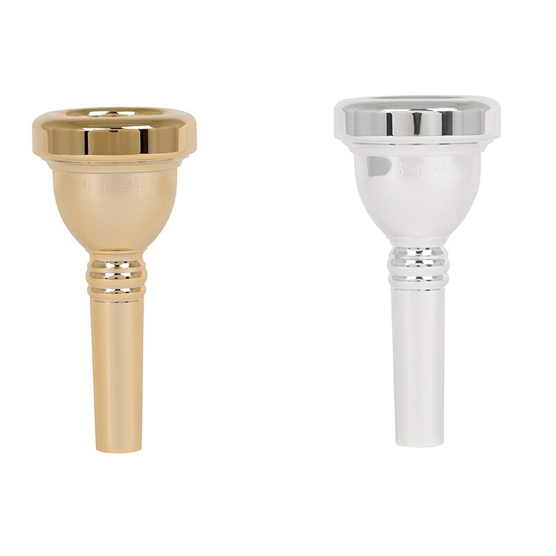 Trombone Mouthpiece 6 1/2 (6 and A Half) AL Mouthpiece, for Bach Fine Tenor Trombone Mouthpiece Finger Exerciser
