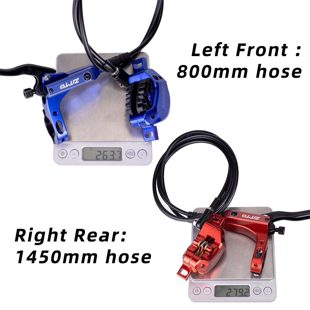 Ztto Mtb 4 Zuiger Fiets Hydraulische Schijfrem M840 Met Cooling Pads Olie Druk Racefiets Rotor Remklauwen Is Pm mount