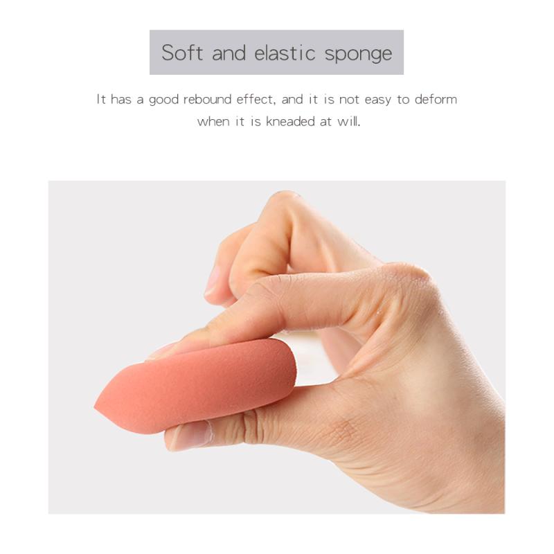10 pièces Mini éponge maquillage bouffée utilisation humide et sèche Non-latex en forme de larme Isolation crème fondation beauté oeuf maquillage outils