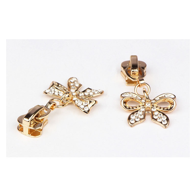 5PCS Zipper Slider Pull #5 Metal Zipper Puller Head For DIY Backpack Clothes Zipper Repair Replace Kits Supplies: Default Title