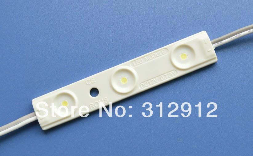 20PCS 2835 SMD LED module;high bright;0.72W;IP65;DC12V;60-66lm;size:80mm*15mm