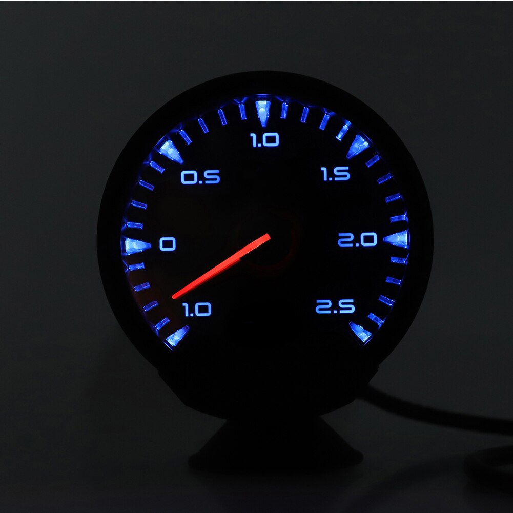 2.5in bil digital boost gauge bar meter med sensor 7 farver baggrundslys digital turbo gauge digital boost gauge