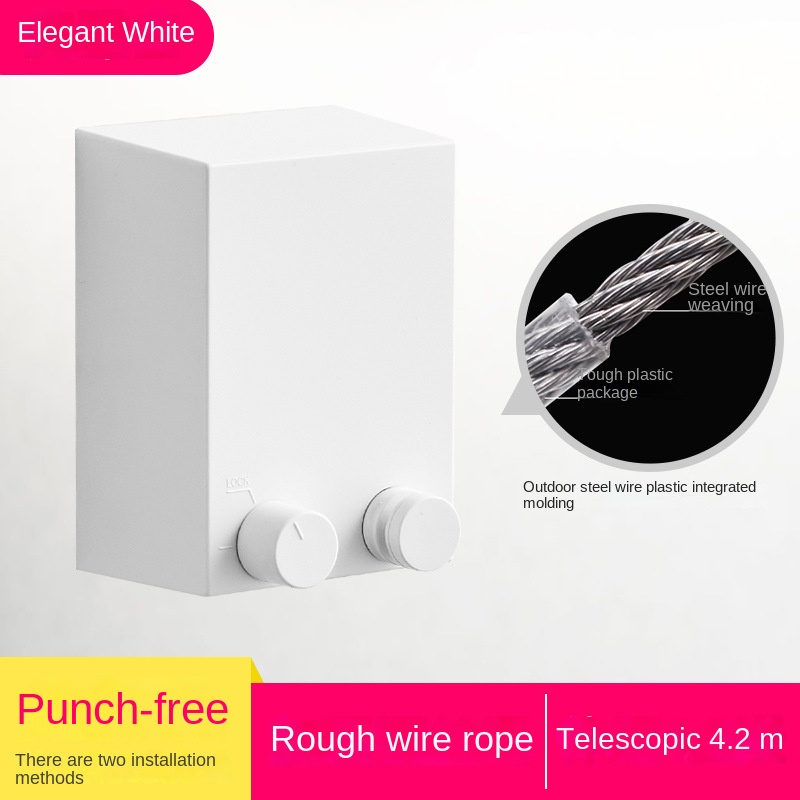 Retractable Clothes Line Dryer Indoor Outdoor Drying Rack ABS Plastic Clothesline Rack Laundry Dryer Telescopic varal WB3003