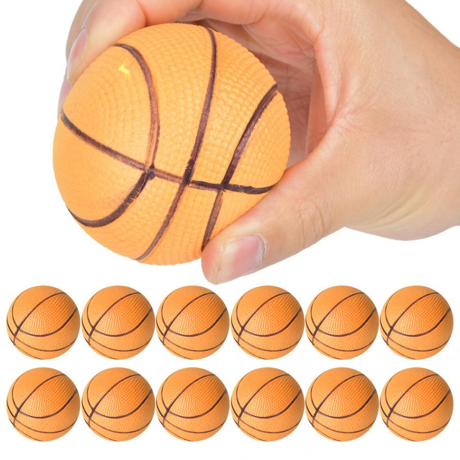 12PCS 6.3CM Children Playground Full Core Soft EVA Elastic Ball Reduce Pressure Stress Kid Toy Water Play Equipment