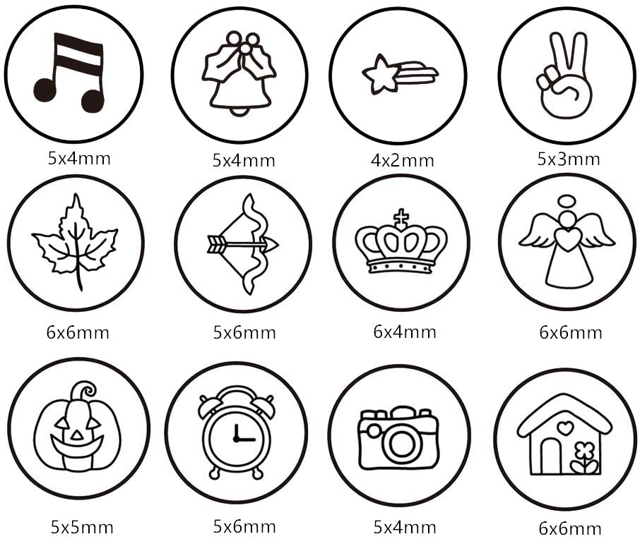 12 Pcs Romeinse Cijfers Metalen Stempel Set Ijzeren Hoofdletters Postzegels Punch Press Tool Voor Imprinting Op Sieraden Leer Hout Stempelen: Art Theme