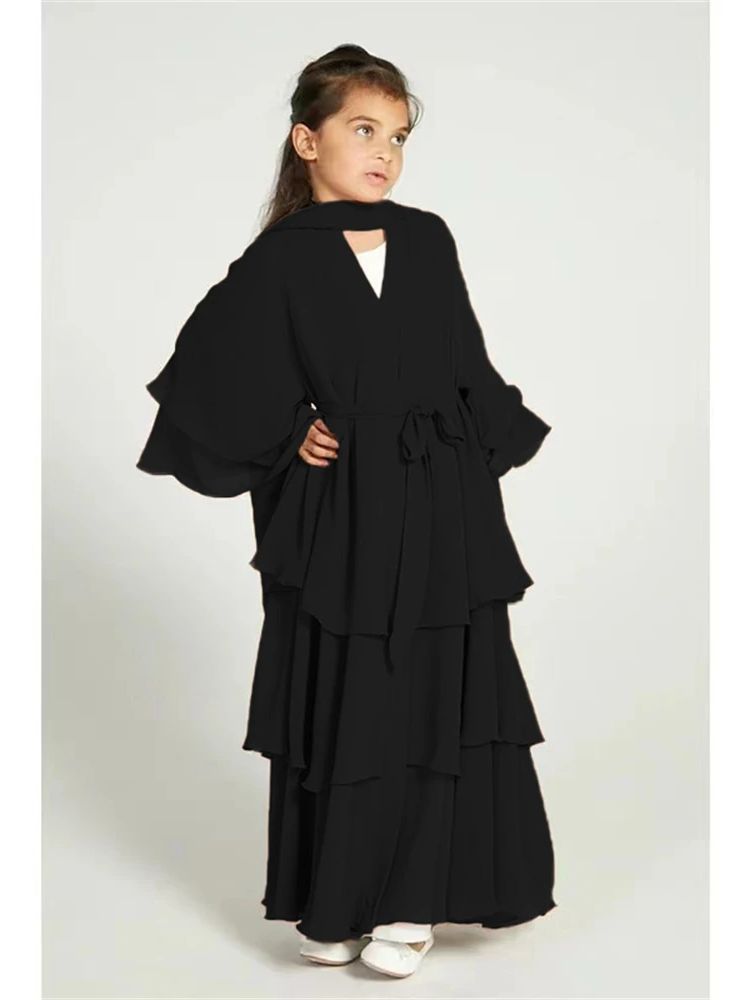 Ramadan Niqab Khimar Chiffon freundlicher Muslim Abaya Dubai Truthahn Islam Kleid Gebets kleidung für Frauen Kebaya Kleid Femme Musulmane