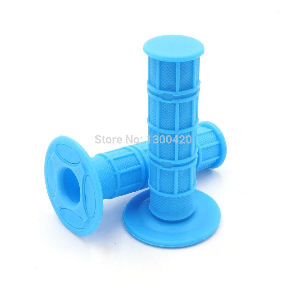 1 Pair Universal Soft Rubber 7/8" Throttle Handle Hand Grips for MX Pit Bike: Sky Blue