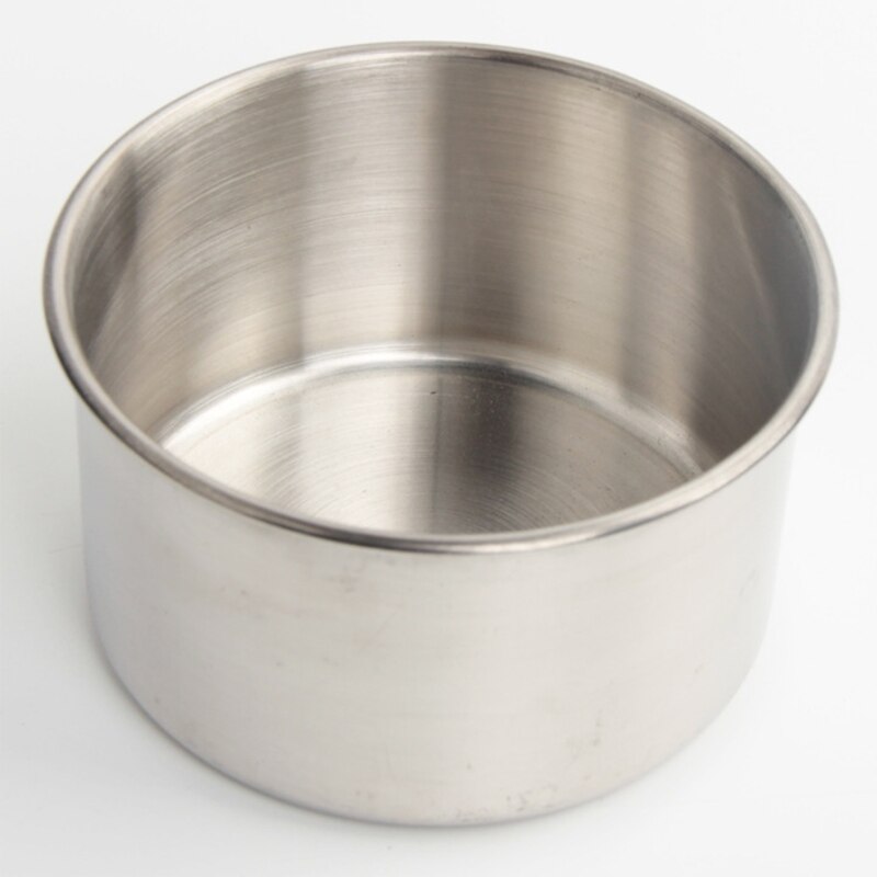 Stainless Steel Seasoning Spice Box Storage Round Container with Clamshell Cover Detachable for Kitchen 6 Grid