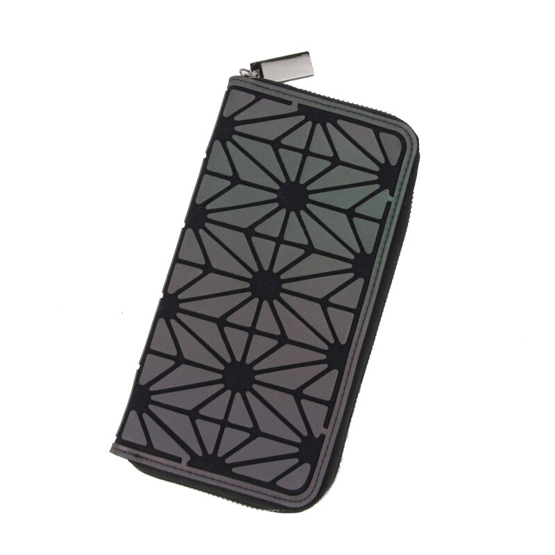 Di modo Bao delle donne Del Raccoglitore Delle Donne Luminoso Raccoglitori Lunghi Frizione Geometrica Delle Signore Del Raccoglitore standard Borse Sacchetto Femminile Nottilucenti Borsa Lunga: D