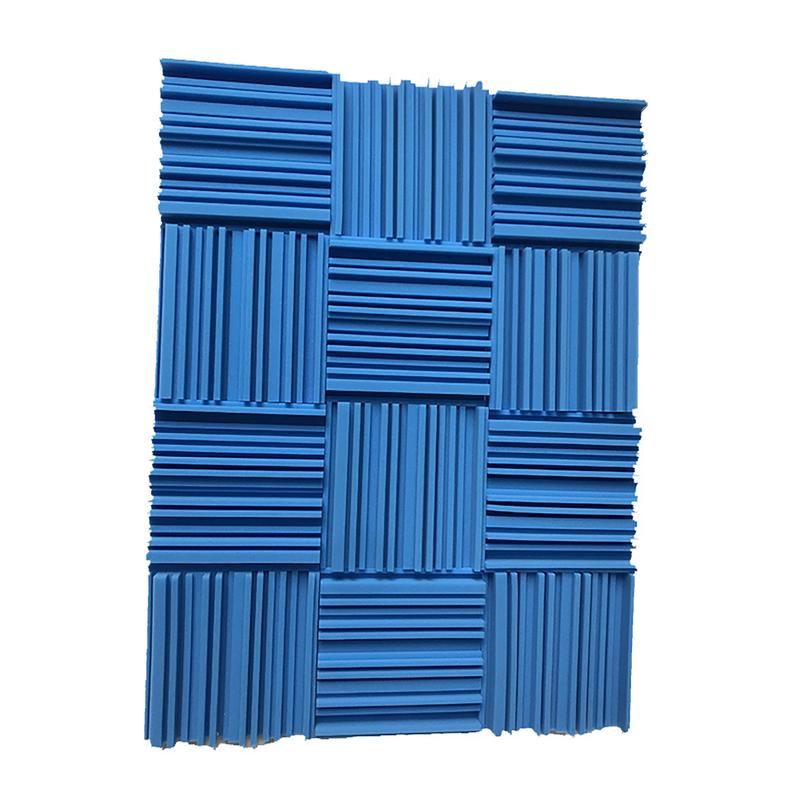 F# 12pc High Density Soundproofing Foam Ktv Soundproof Sponge Indoor Game Music Soundproof Sponge Sound-absorbing Foam