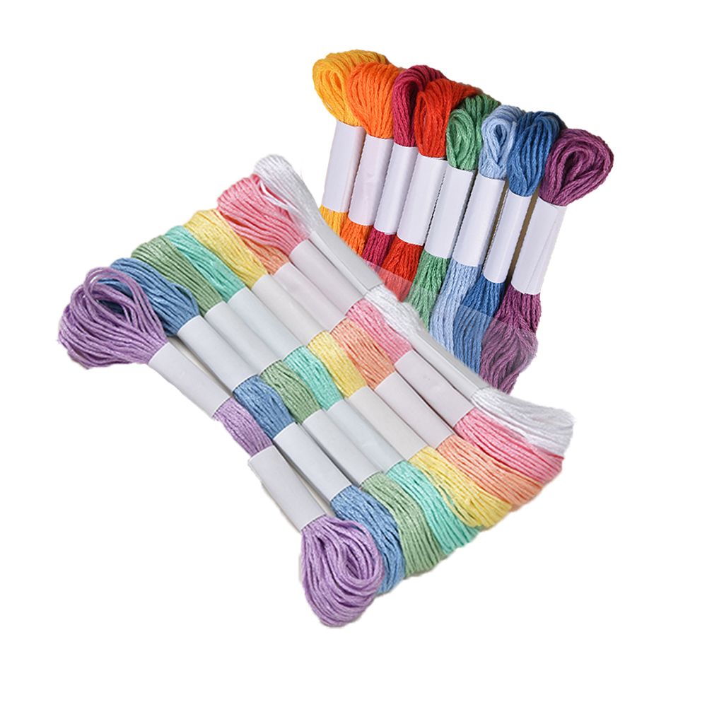 6 Pages Embroidery Stitches Book, DIY Stitch Books, Embroidery sewing books, Beginner Embroidery Sewing Kit: WHITE