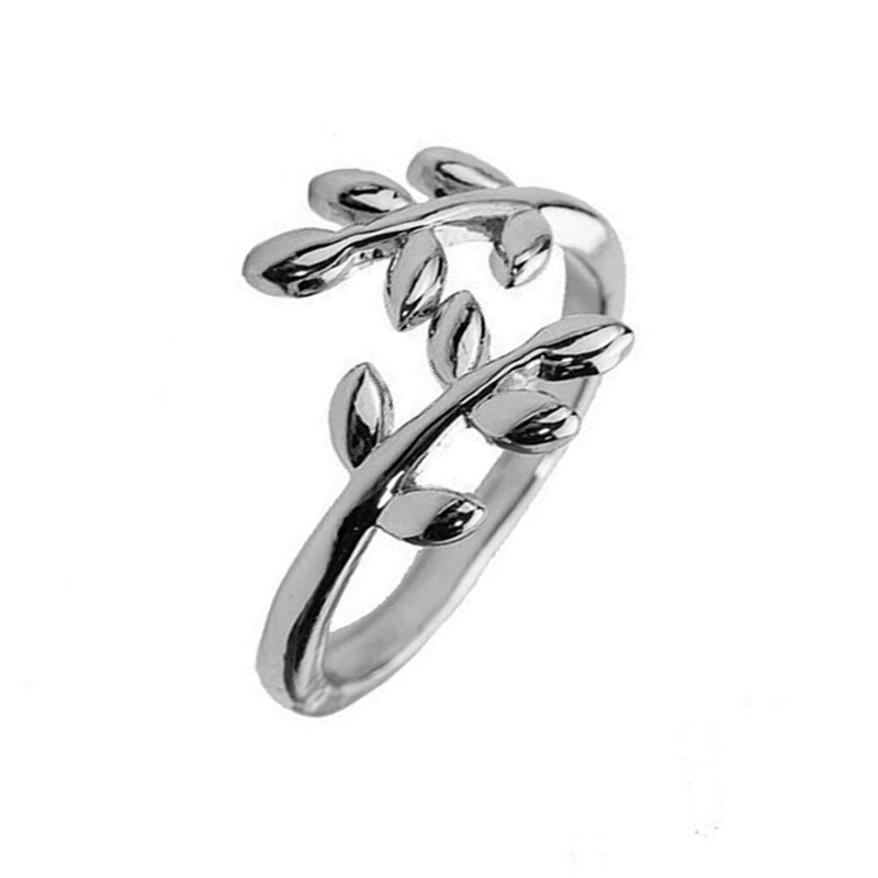 Groen Laat Ringen Voor Vrouwen Bohemian Vintage Open Verstelbare Creatieve Ring Anniversary Sieraden Accessoires: C Silver