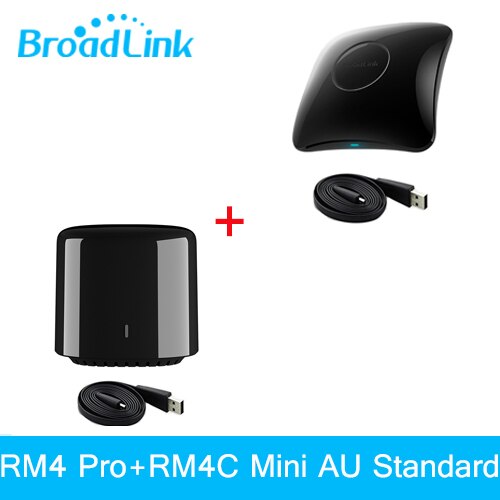 Broadlink rm pro  rm4 rm4c mini ir + rf +4g universal intelligent fjernbetjening til ios android til google home alexa