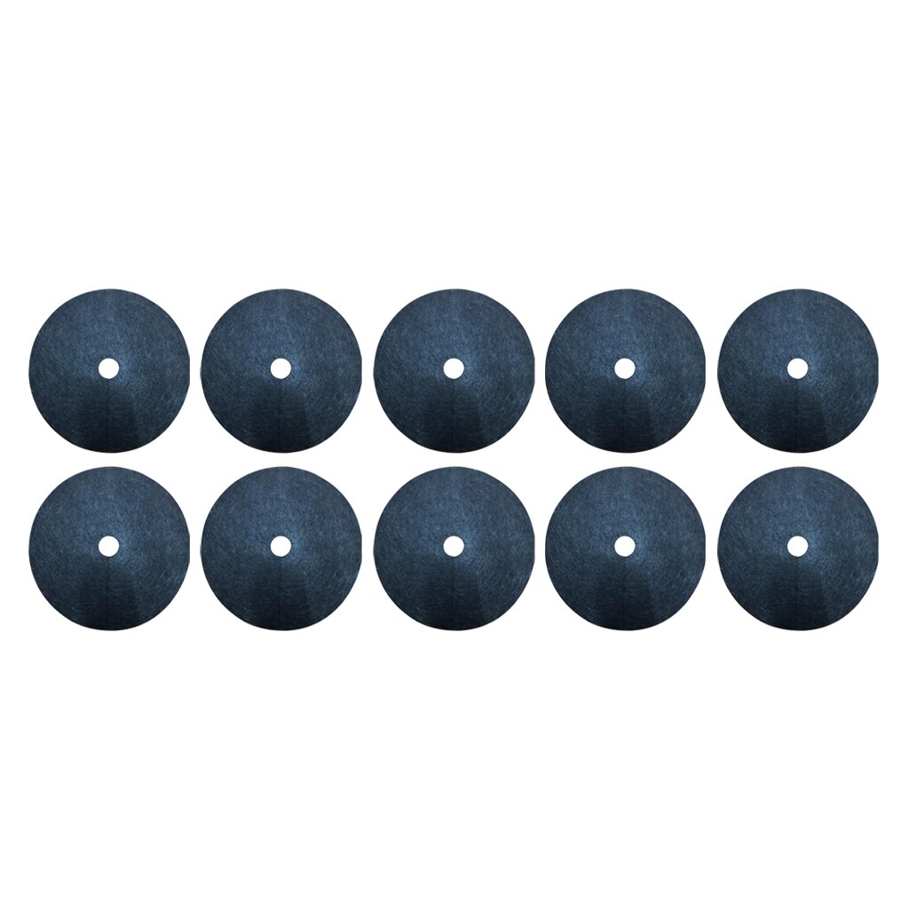 10pcs Mulch Ring Tree Protector Mats Disc Shrub Tree Guard Pads Boot Cover