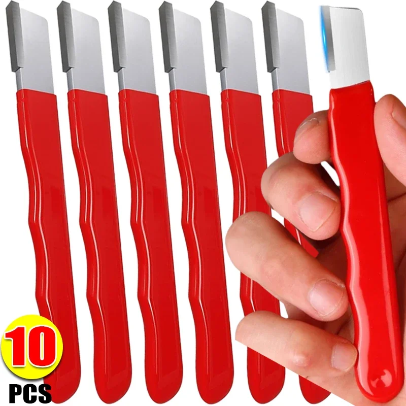 10/1PCS Knife Sharpener Alloy Steel Portable Quick Sharpeners Handheld Outdoor Garden Clippers Scissors Grinding Stone Tools