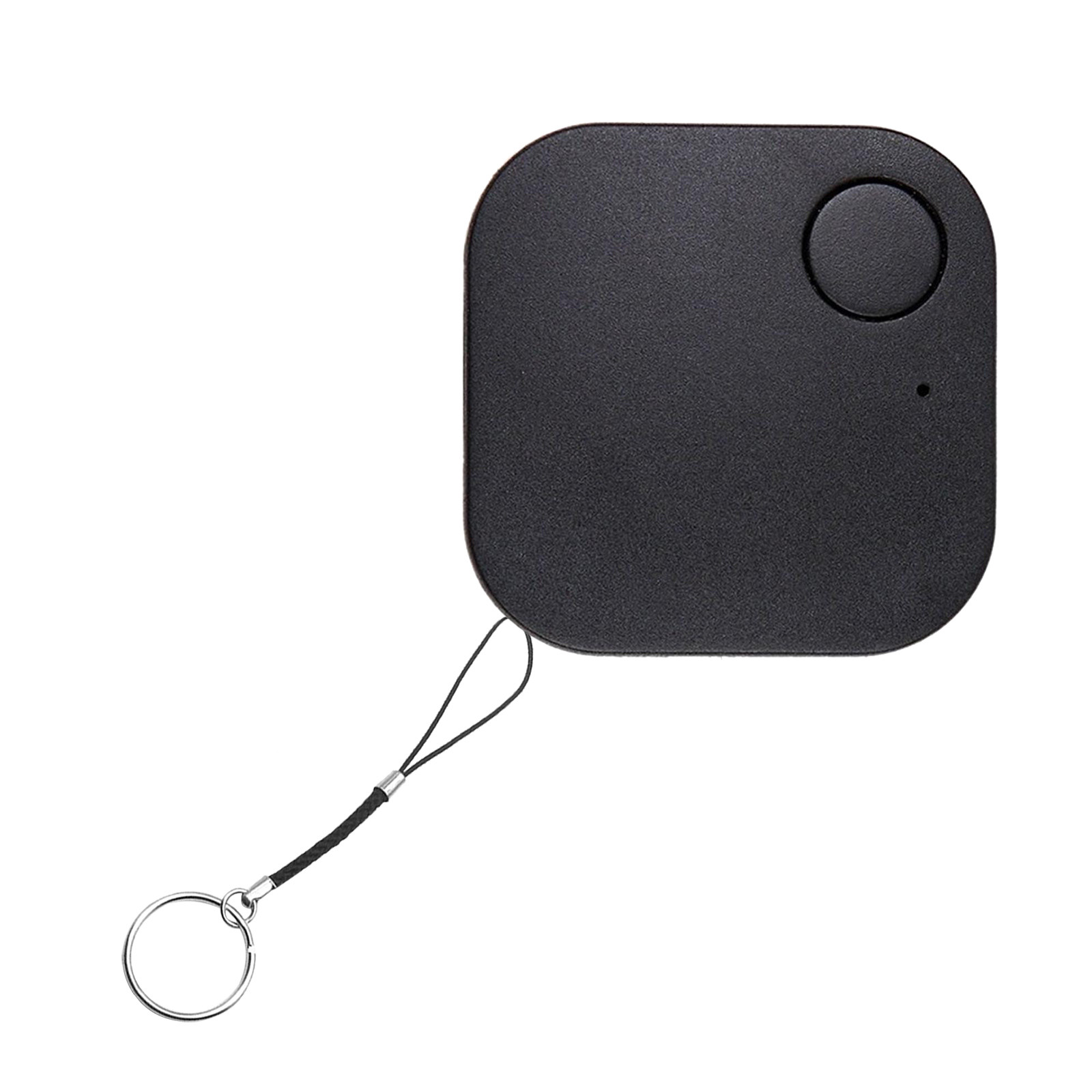 Mini sporingsenhed kat hund kæledyr tracker placering vandtæt anti-tabt smart aktivitet trackers bluetooth nøgle finder gps locator: Sort