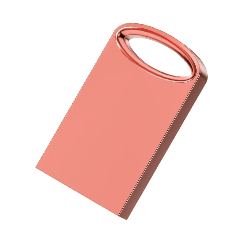 Mini gelb Metall USB-Flash-Laufwerk 8g 16g Pen-Laufwerk 32GB Hochgeschwindigkeits-Memory-Stick u Disk 64g Pen drive 2,0 Memoria USB neuen Geschenks chl üssel: WHITE / 8GB