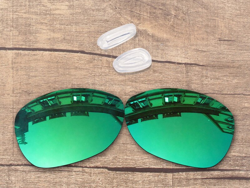 Vonxyz 20 + Scelte di Colore Occhiali Da Sole Polarizzati Lenti di Ricambio &amp; Naso Pastiglie per-Oakley Crosshair Nuovo 2012 OO4060 Telaio: Jade Mirror