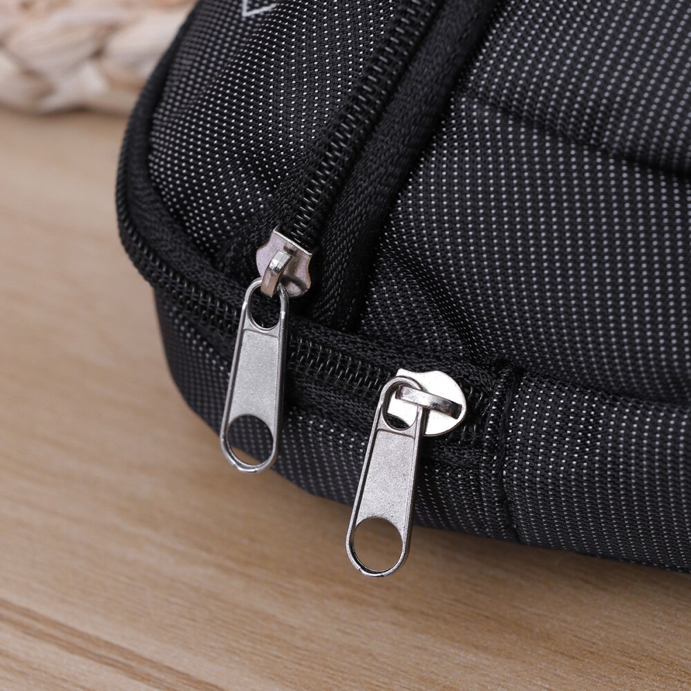 Lightweight Canvas Mini Golf Ball Holder Pouch Bag Golf Tees Pouch Bag (Black)