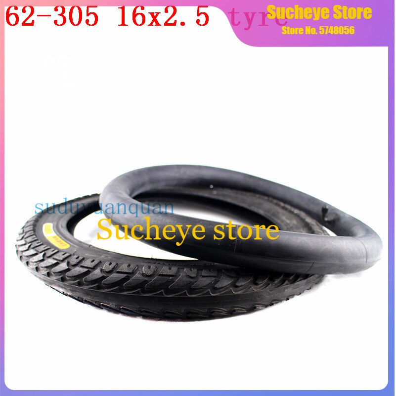 16x2.50 64-305 inner outer tire fits Electric bike Boy's bike SCHWINN Convertible tricycle 16x2.5 16*2.5 Electric Bicycle tyre