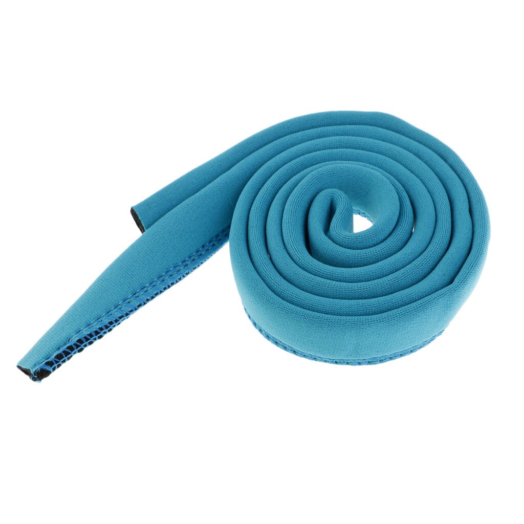 120cm Hydration Pack Water Bladder Drink Tube Neoprene Insulated Hose Cover Sleeve for Hiking Camping Outdoor: Sky Blue