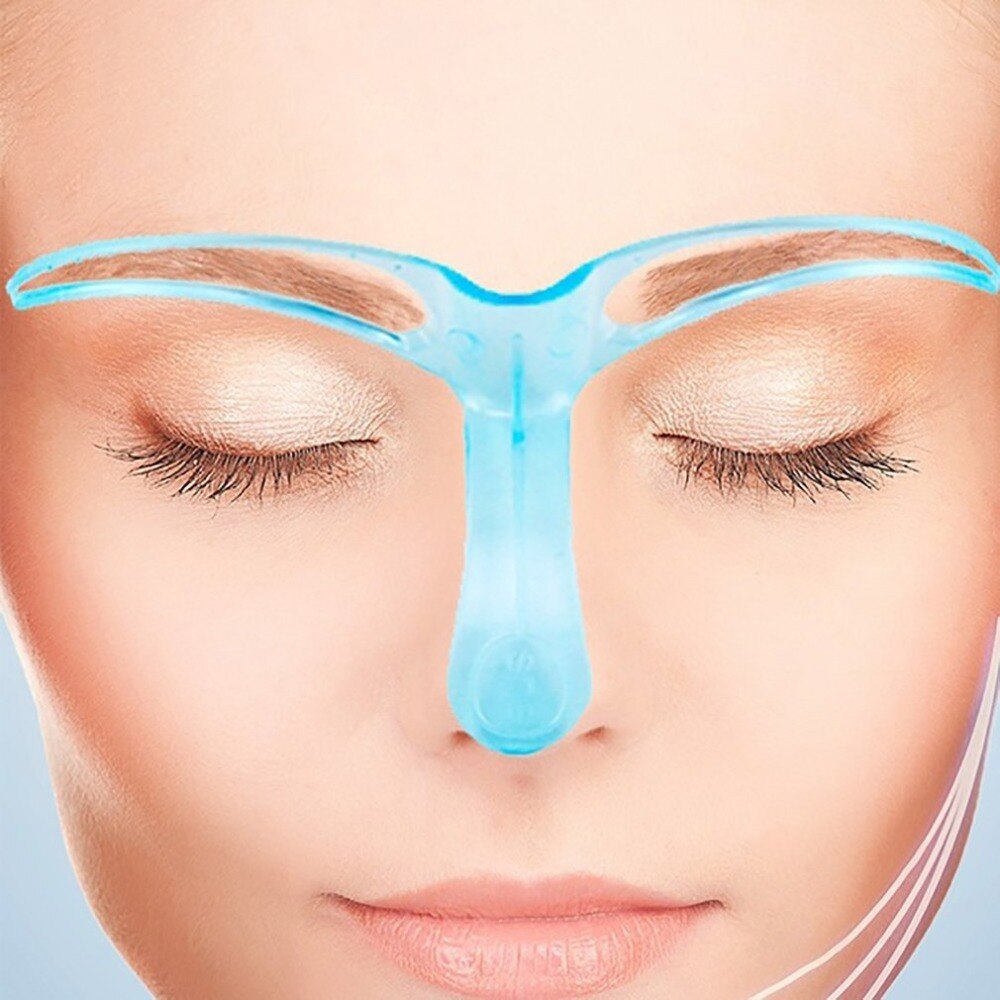 Eyebrow Template Stencil Grooming Shaping Helper DIY Makeup Tool Beauty Make up Kit Reusable Eyebrow Drawing Guide Template