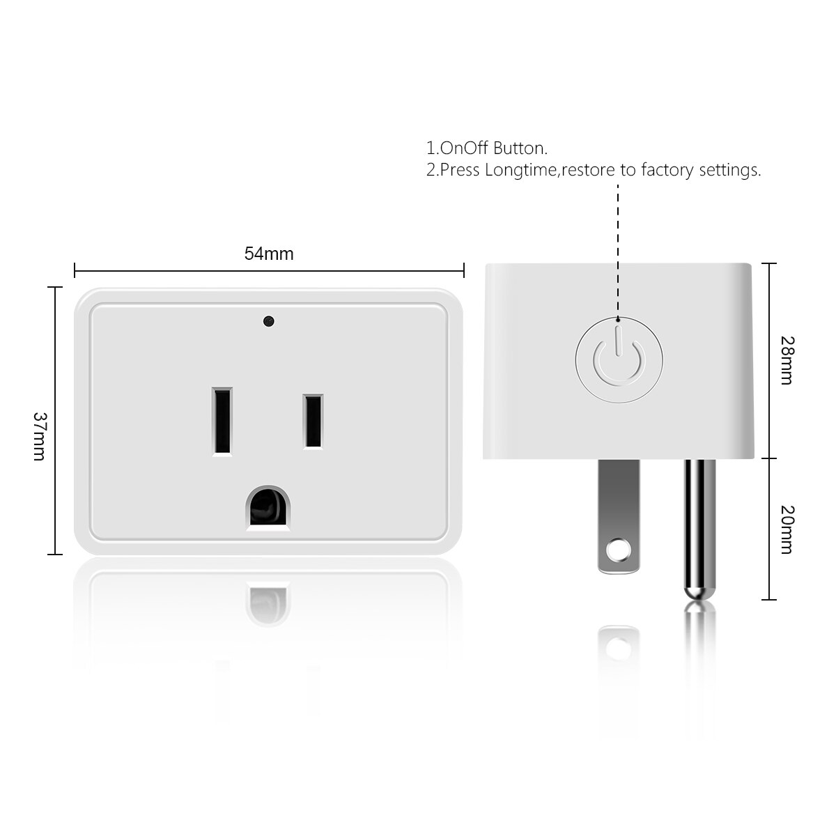 Homekit siri röststyrning smart uttag trådlöst wifi us eu-kontakt vägguttag för ios apple homekit app diy smart hem / hus / liv