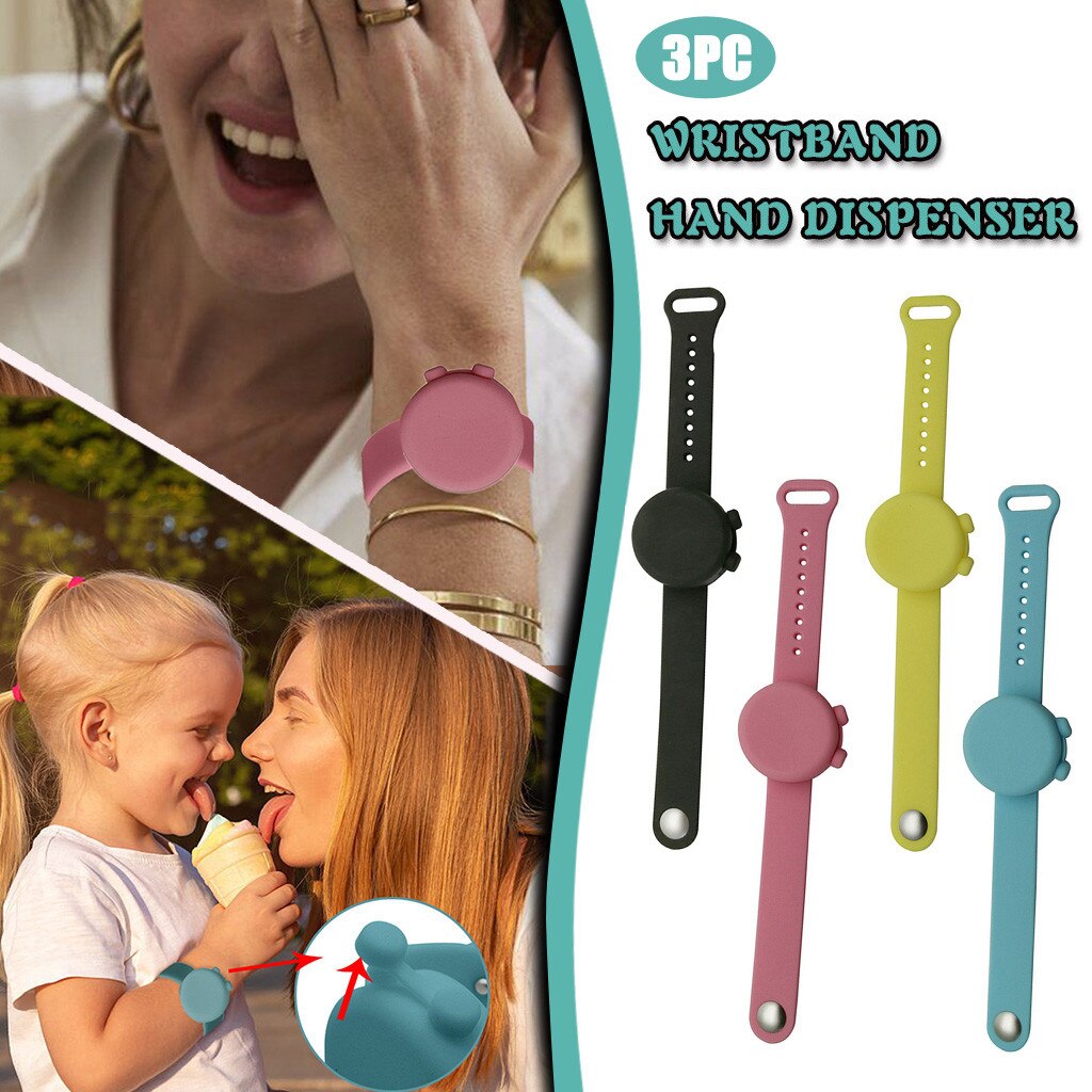 Familiesæt håndsprit til voksne børn armbånd dispenser armbånd bærbare håndsprit dispenser pumper armbånd