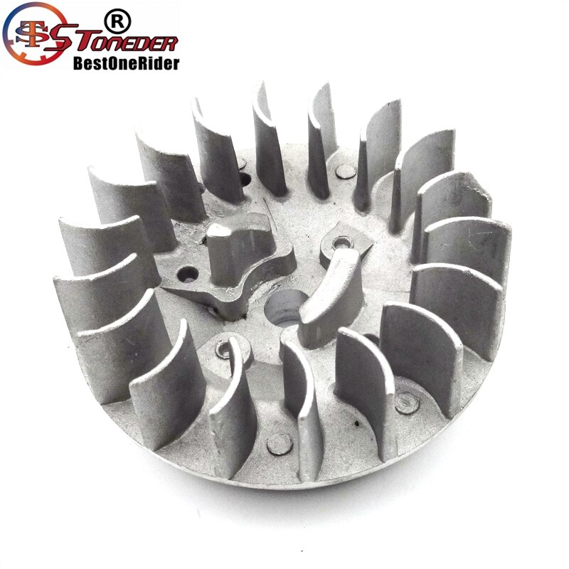 Stoneder mini moto rekyl trekke starter svinghjul for pocket bike barn dirt quad atv crosser minimoto 2 takt 47cc 49cc motor