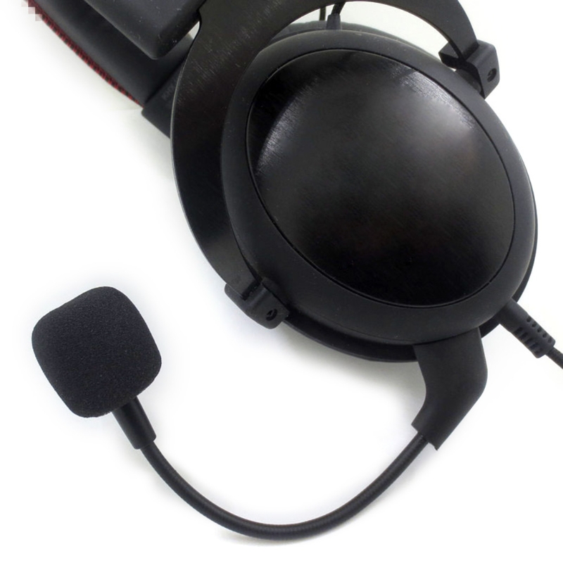 1Pc Replacement Gaming Headphones Mic 3.5mm Microphone for Hyper X Cloud 2 II/Hyper X Cloud Sliver Gaming Headset