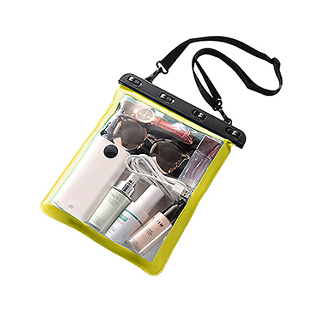 Waterproof Shoulder Bag Swimming Surfing Beach Water Playing Phone Transparent Toiletry Pouch: 2