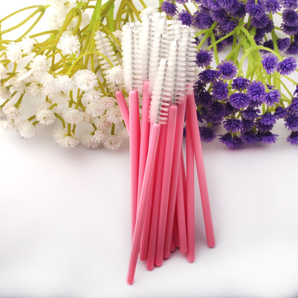 50/100 PIÈCES Cils Brosse Faux Cils Brosse Mascara Cils Maquillage Brosse Mascara Pinceaux Jetables pour 3D Volume Cils