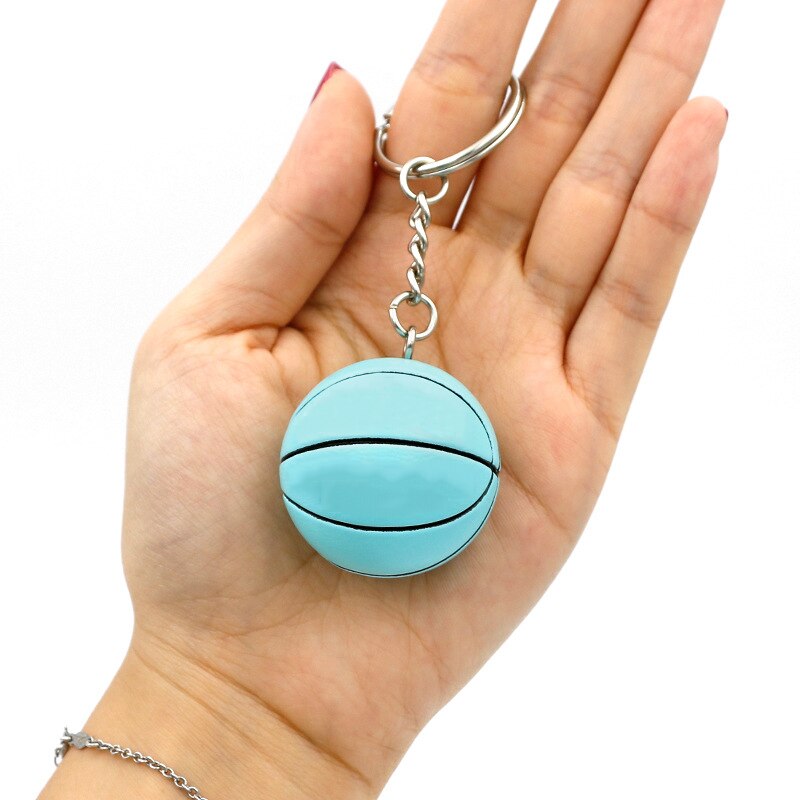 3d sport voetbal sleutelhangers souvenirs pu leren volleybal sleutelhanger voor mannen voetbalfans sleutelhanger hanger vriendje: Tf  ba1