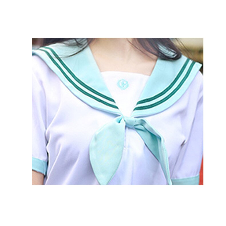 Japanese School Uniform For Girls Sailor Pink Mint Style Students Clothes For Girl Plus size Lala Cheerleader clothing