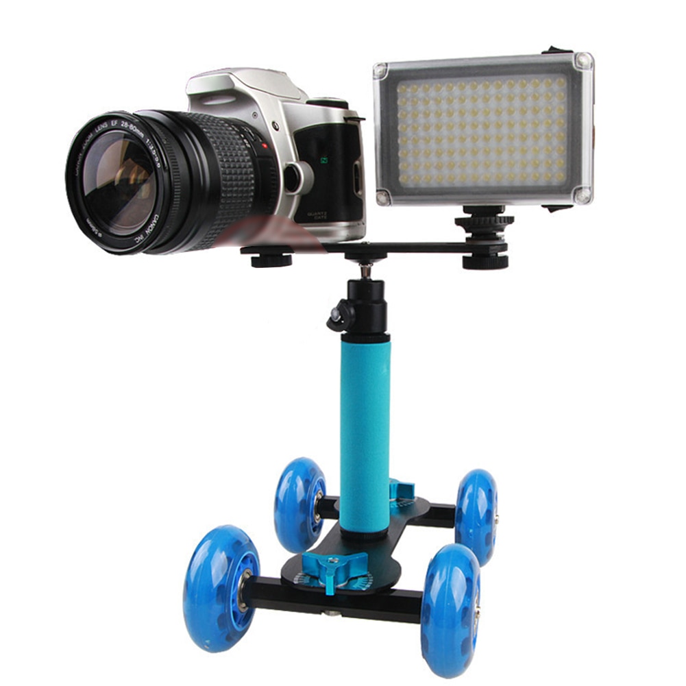 Sort flash lampe speedlite lys beslag universal hul kamera metal dslr dobbelt dobbelt hoved stativ holder 1/4 skrue stander