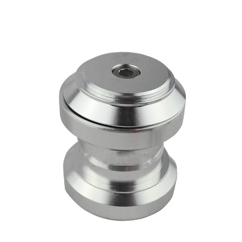 34MM Bike Headsets Steering Column Mountain Bike Road Bike Threadless External Headset Sealed Cartridge Bearings Stem taper: Silver