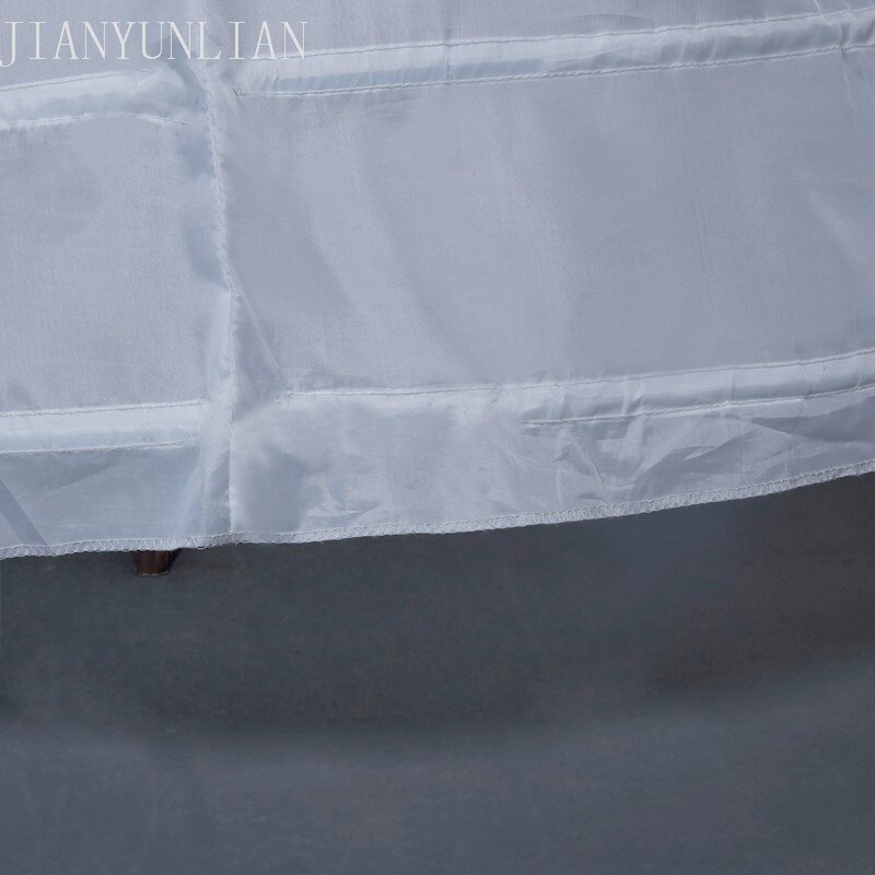 6 Hoop Bridal Petticoat A Line Ball Gown Petticoats Floor Lenght Petticoats for Wedding Dress White Petticoat