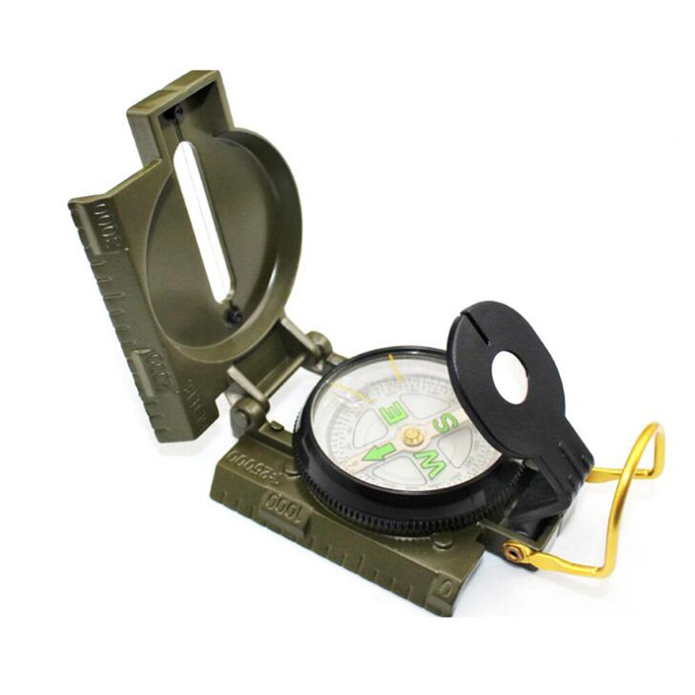 Outdoor Camping Compass Travel Portable Carabiner Map Tool Metal Multifunction Compass Pocket Outdoor Compass Emergency Tool: Default Title
