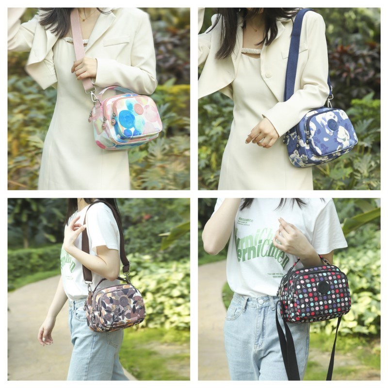 Jahrgang damen-umhängetasche aus Nylon, luxushandtasche, kleine Bote-schultertasche