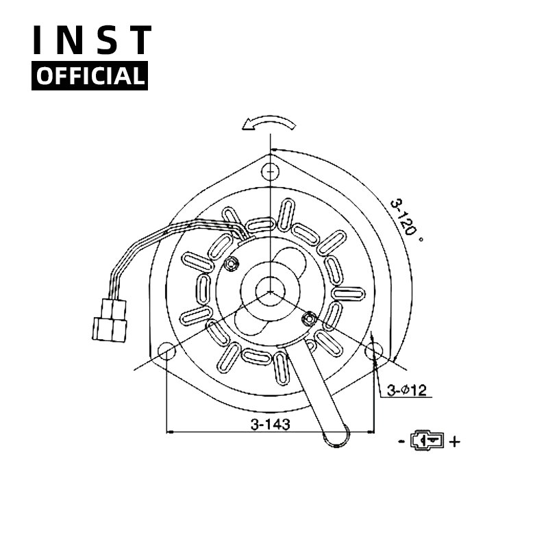 Air Conditioning Fan AC A/C Blower Motor FOR FAW J5 J6 24V